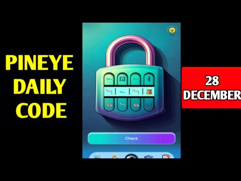 PinEye Bot Secret Code Today 28 December | Pin Eye Bot Secret Code | PinEye Secret Code Today