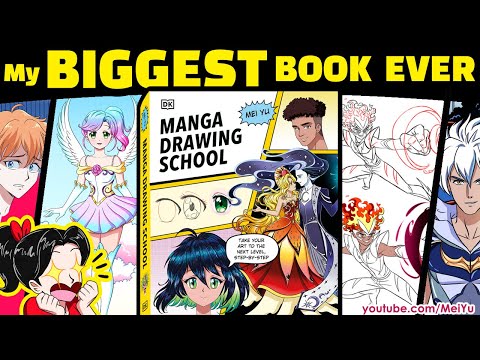 The BIGGEST book I've EVER made! 🤯 Preorder Manga Drawing School | Mei Yu 📕