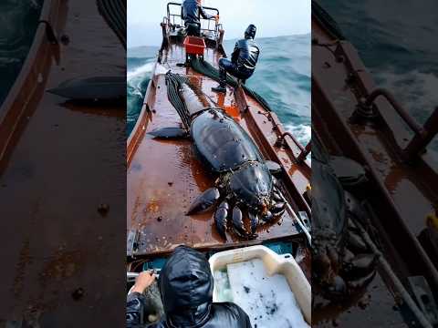 STRANGE sea creature caught by fishermen🦀🌊