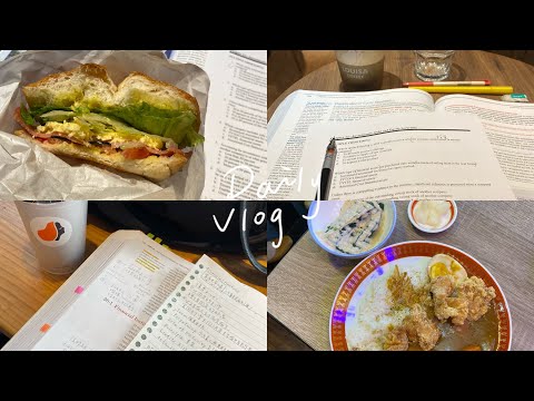 DAILY VLOG｜路易莎讀書📔小吉咖哩🍛火腿歐姆蛋貝果🥯待在家裡🏠