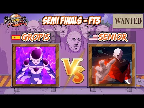 GROPIS IS BACK! Gropis vs Senior FT3 - WANTED DBFZ Semi finals