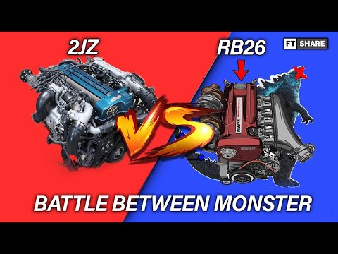 Monster VS Monster - 2JZ GTE VS RB26 DETT | Overpower Engines In JDM World