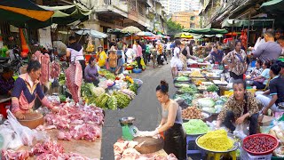 Orussey & Boeng Tompun Market Food Tour - Baby Duck Eggs, Beef Skewers, & More