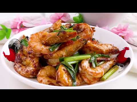 Easy Soy Sauce Prawn Stir-Fry Recipe | Easy Chinese Prawn Stir-fry Recipe | 豉油皇明虾食谱 | 生抽蝦食谱