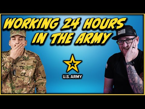 Working for 24 hours in the Army on CQ / Staff Duty