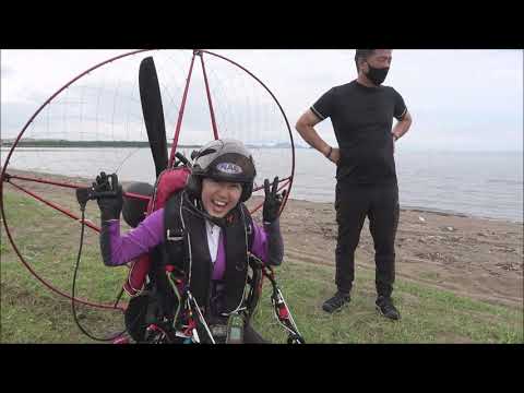 Paramotor in 赤穂恋ケ浜