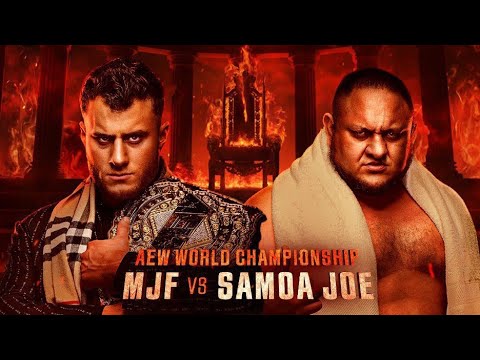 MJF Vs Samoa Joe - AEW Worlds End Championship - Worlds End 2023 - Highlights.