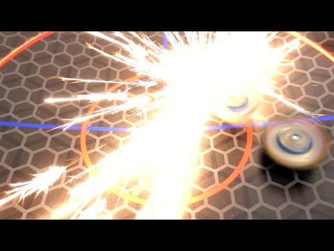 Making Beyblades SPARK IN REAL LIFE! Sparking Ultimate Valkyrie VS Zest Achilles Beyblade!