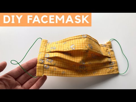 How to make a face mask (with nose wire & filter) | Coronavirus