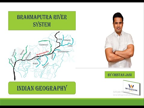 Brahmaputra River System #gpsc #upsc #indiangeography