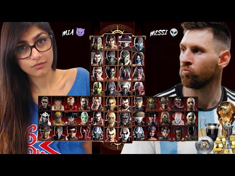 Mortal Kombat 9 - MIA 😈 & MESSI 👽 - Expert Tag Ladder - Gameplay @(1080p) - 60ᶠᵖˢ ✔