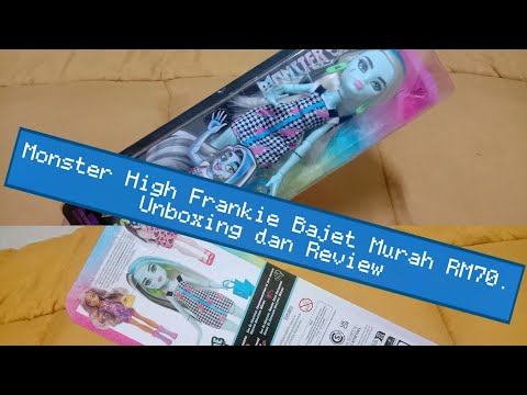 Review dan Unboxing Monster High Frankie Bajet Murah Rm70 (Malaysia Review)