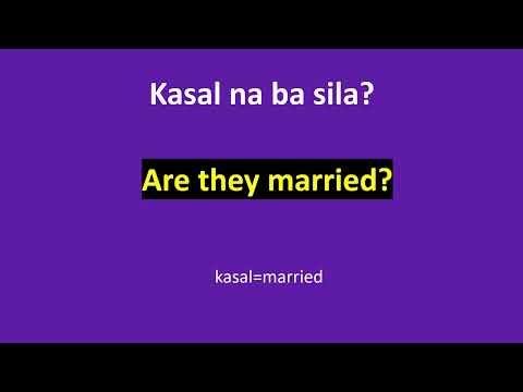 50+SENTENCES/QUESTIONS USING ARE (TAGALOG -ENGLISH EXPRESSIONS FOR EVERYDAY USE)