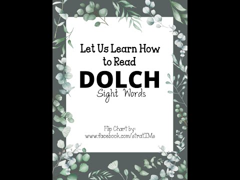 DOLCH Sight Words and Sentences Presentation