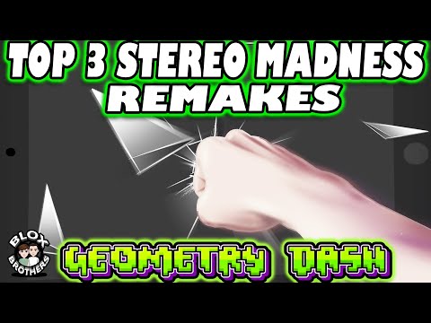 TOP 3 Stereo Madness Remakes / GEOMETRY DASH / BLOX BROTHERS