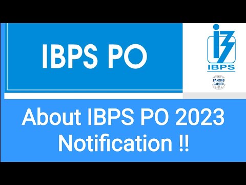 Big Update about IBPS PO 2023 Notification I #IBPS PO2023