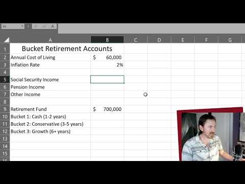 Using Excel to Plan for Retirement with the Bucket Accounts Method - Part 1