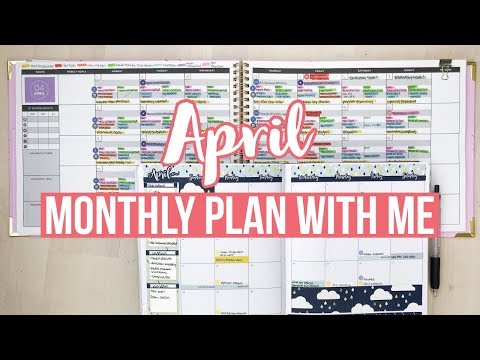 April Monthly Plan With Me | Passion Planner