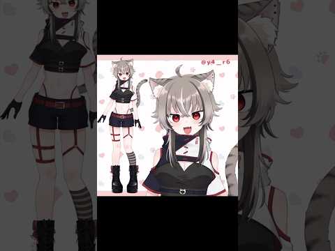 【Live2D Showcase】猫戸 りあ/モデル紹介【朱鱗】