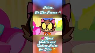 Catch the Thief! 🚨 Fun Police Rescue and Safety Lessons for Kids 😻 Purr Purr