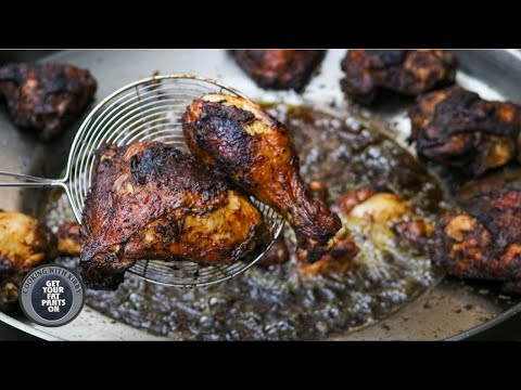 Pollo Frito al disco y papas - Mexican Holiday Recipe - Mexican Food