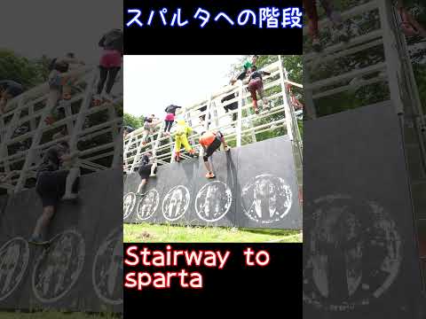 Spartan race obstacle -Stairway to sparta #shorts