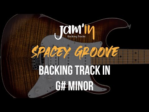 Spacey Groove Guitar Backing Track in G# Minor