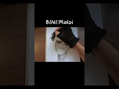 How to draw BINI Maloi #shorts