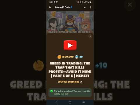 Memefi video code today | greed in trading: the trap that kills profits__ Avoid it now!