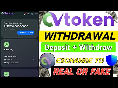 CVT Withdraw Process || CVT REAL OR FAKE || CVT Airdrop ka withdrawal lene ka trika