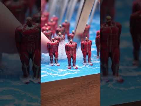 Eren Founding Titan Rumbling Diorama model making & painting (the Final Season of Attack on Titan)