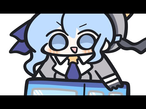 すいせい列車【Hololive Animation|星街すいせい】