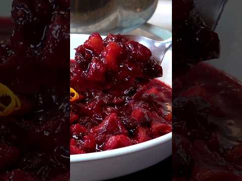 Do something different for Thanksgiving Make Homemade Cranberry Sauce #thesauceandgravychannel