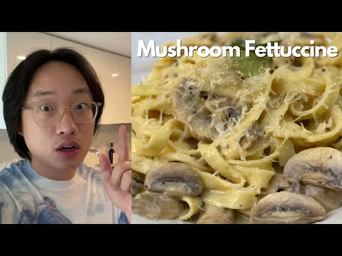 Creamy Mushroom Fettuccine | Jimmy's Kitchen