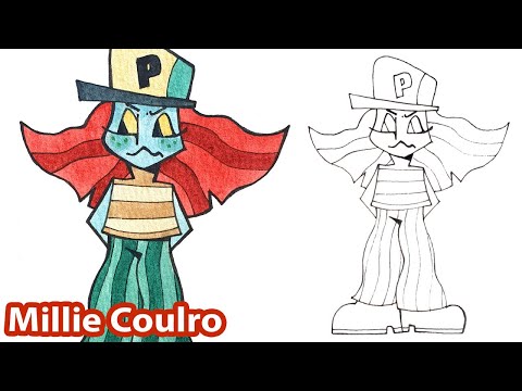 How to draw Millie Coulro from Smile for Me!