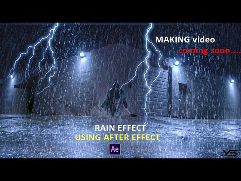 How to create RAIN EFFECT - using after effect | #aftereffects #photoshop #kannadaediting #tutorial