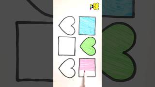 2d Shapes drawing #2dshapes #colorsfortoddlers