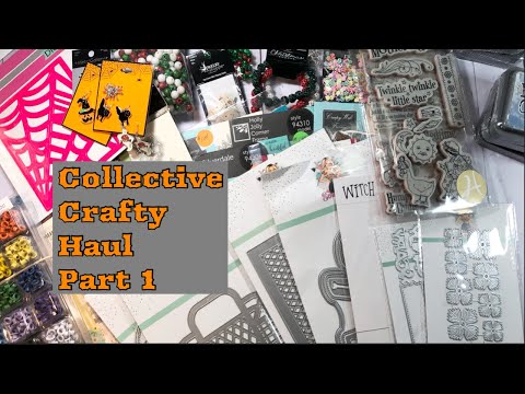 Collective Crafty Haul part 1 | @craftwarehousestores | @ScrapDiva29 | @hobbylobby and more