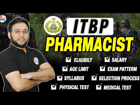 ITBP ASI PHARMACIST | Salary | Age Limit |Selection Process | Eligibility #pharmacist #itbpphysical