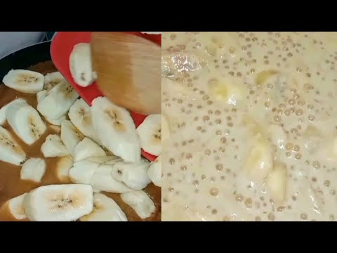 MASARAP NA MERYENDA/SABA RECIPE/GINATAANG/SAGO RECIPE