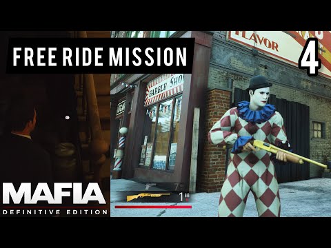 ‘Pennies From Hell’ Freeride Mission 4 (Clown Outfit, Gold Shotgun) - Mafia: Definitive Edition (4K)