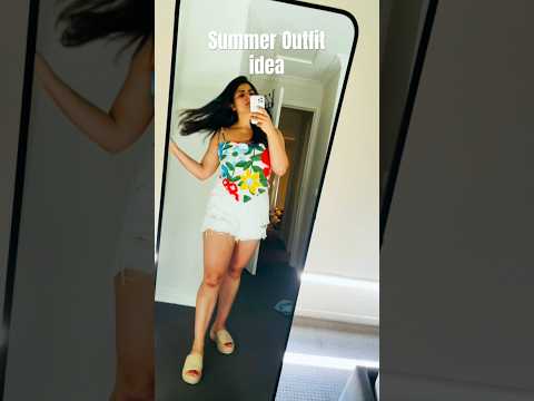 summer outfit #fashionblogpost #fashion #ootdfashion #fashiontrends #denimstyle #shorts #shortsvideo