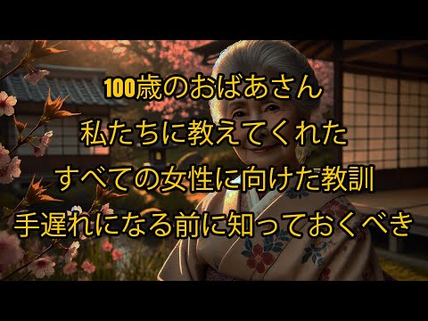 100歳の老婦人が私たちに教えてくれた、どの女性ももっと早く知っておくべき教訓