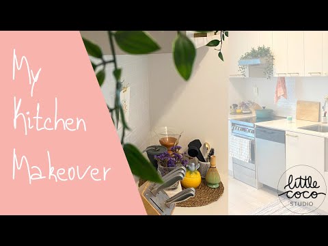 SMALL RENTAL KITCHEN MAKEOVER - Easy, Cosy, and Budget-Friendly