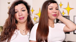 FRIZZ-FREE & STRAIGHT HAIR CARE ROUTINE