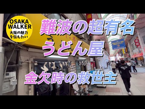 【天政 難波】難波で超有名なうどん屋 ¥240出汁が旨い 金欠時の救世主 #うどん #天政 #難波 #激安