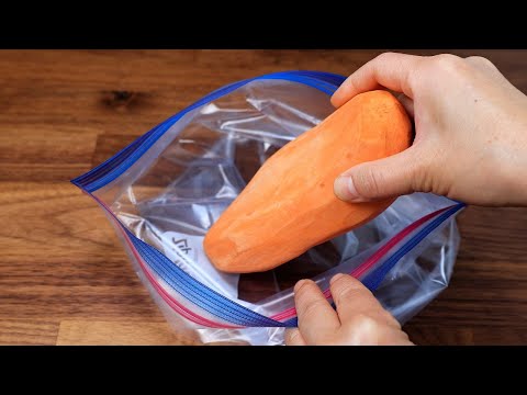 Put a sweet potato into a bag and you'll be amazed at the results! So delicious