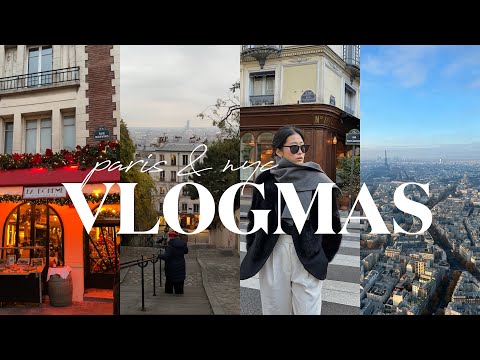 VLOGMAS | last few days in Paris, moving back to nyc, apartment hunting & reunited with friends