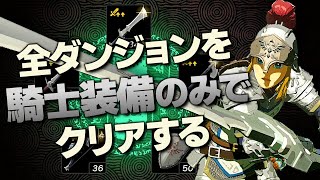 オールダンジョン装備縛り攻略解説『騎士装備編』【ゼルダの伝説 ティアーズ オブ ザ キングダム】