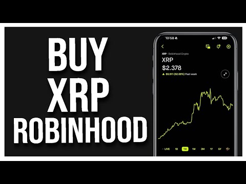 How to BUY XRP on Robinhood (Crypto for Beginners)